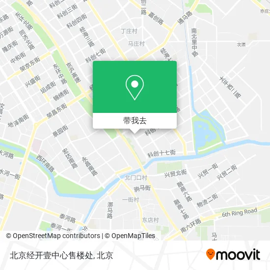 北京经开壹中心售楼处地图
