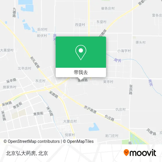 北京弘大药房地图