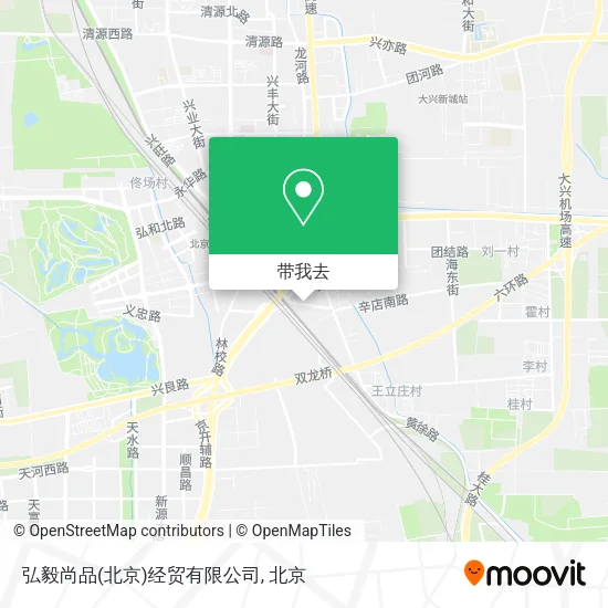 弘毅尚品(北京)经贸有限公司地图