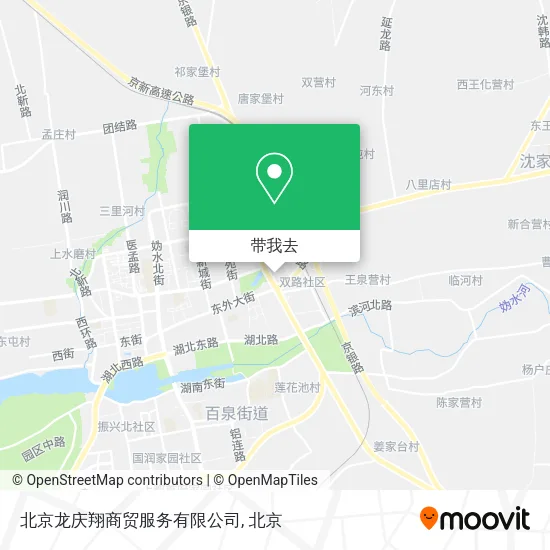 北京龙庆翔商贸服务有限公司地图