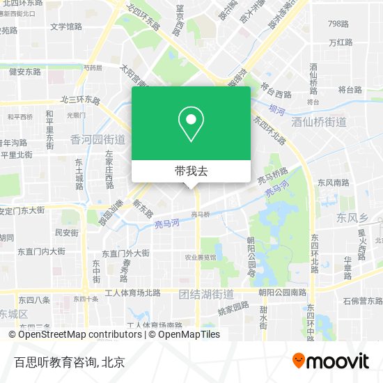 百思听教育咨询地图