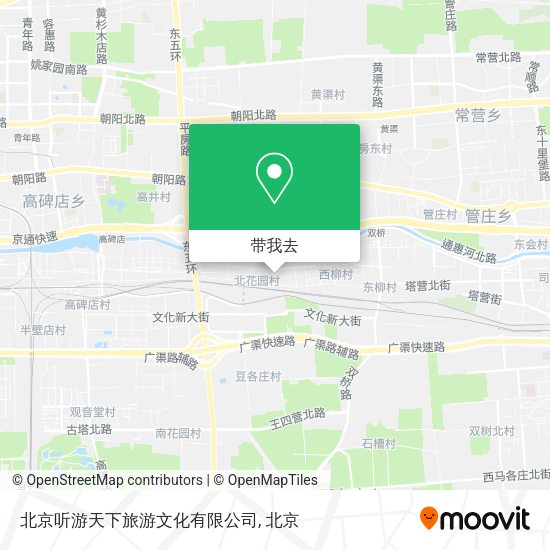北京听游天下旅游文化有限公司地图