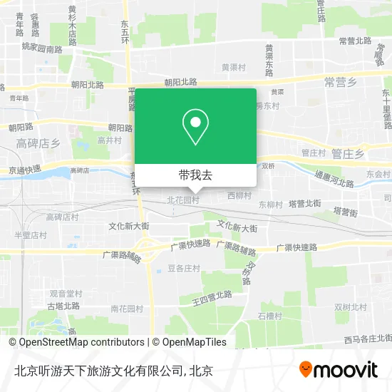 北京听游天下旅游文化有限公司地图