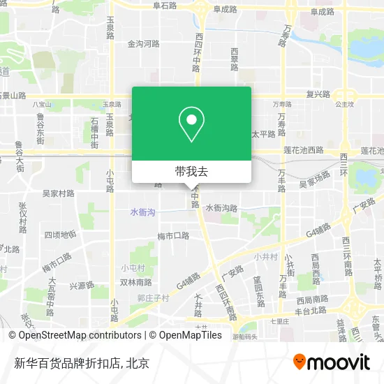 新华百货品牌折扣店地图