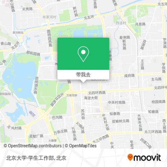 北京大学-学生工作部地图