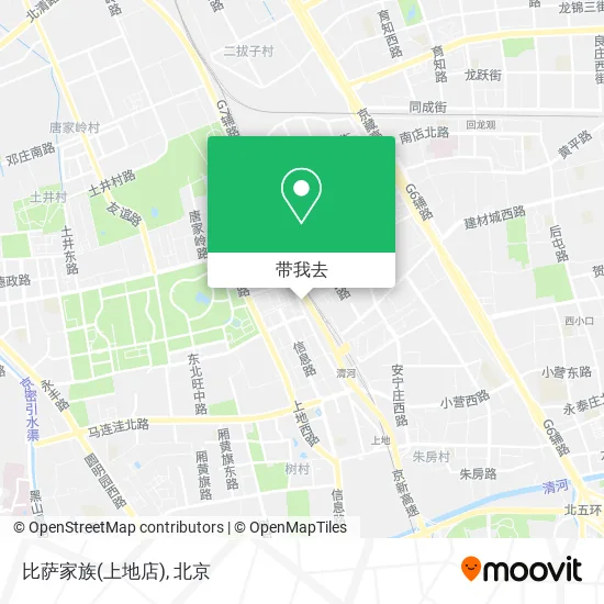 比萨家族(上地店)地图