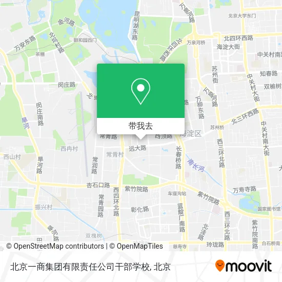 北京一商集团有限责任公司干部学校地图