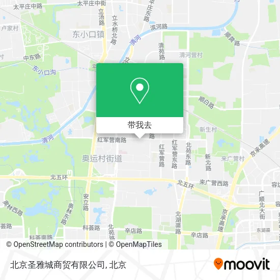 北京圣雅城商贸有限公司地图
