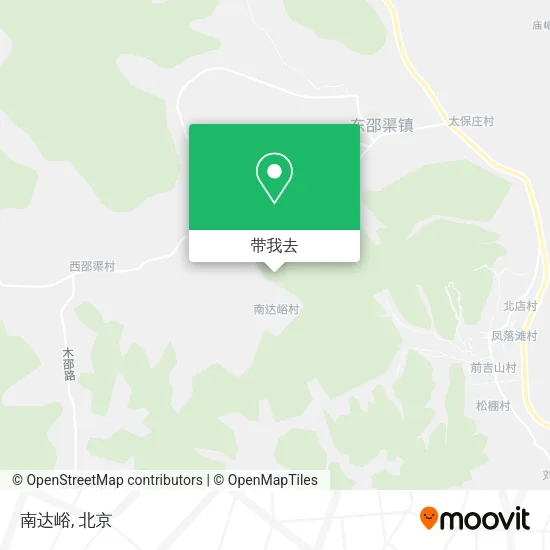 南达峪地图