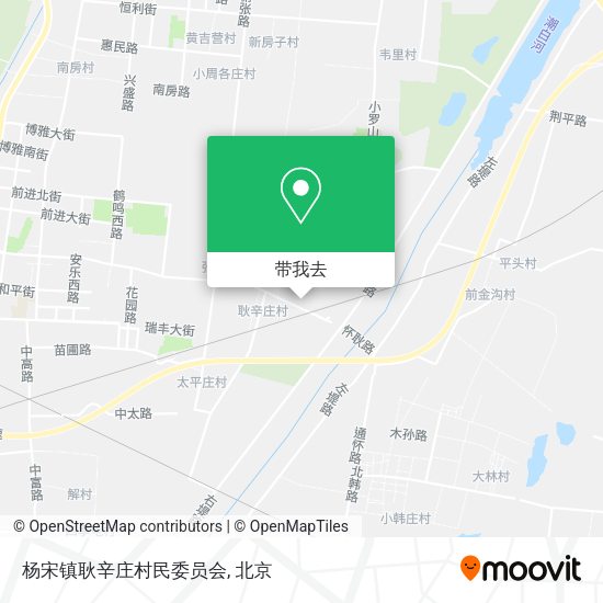 杨宋镇耿辛庄村民委员会地图