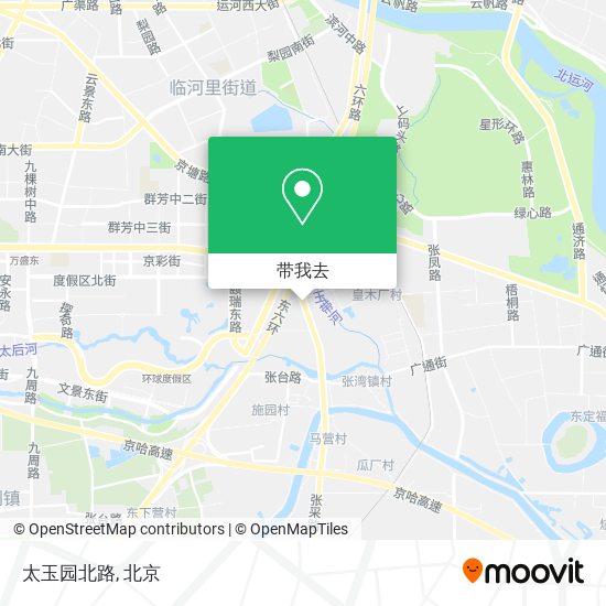 太玉园北路地图