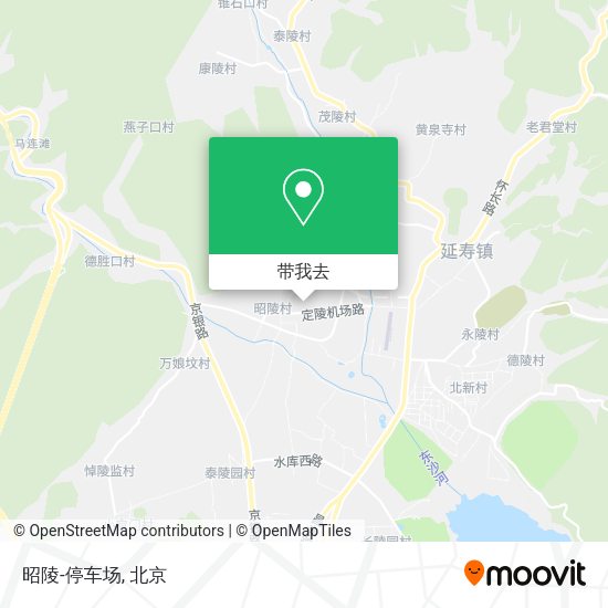 昭陵-停车场地图