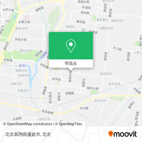 北京凤翔昌盛超市地图