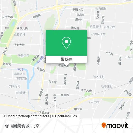 馨福园美食城地图
