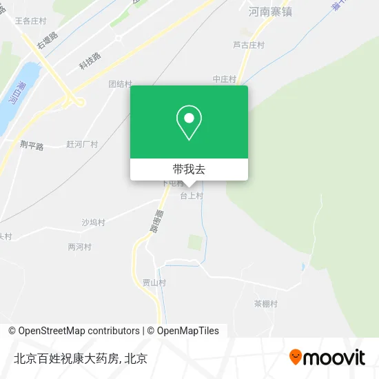 北京百姓祝康大药房地图