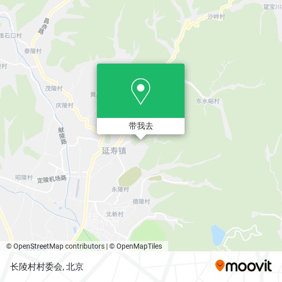 长陵村村委会地图