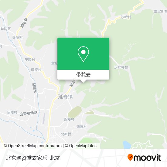 北京聚贤堂农家乐地图