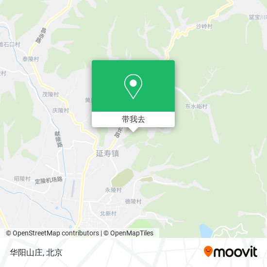 华阳山庄地图
