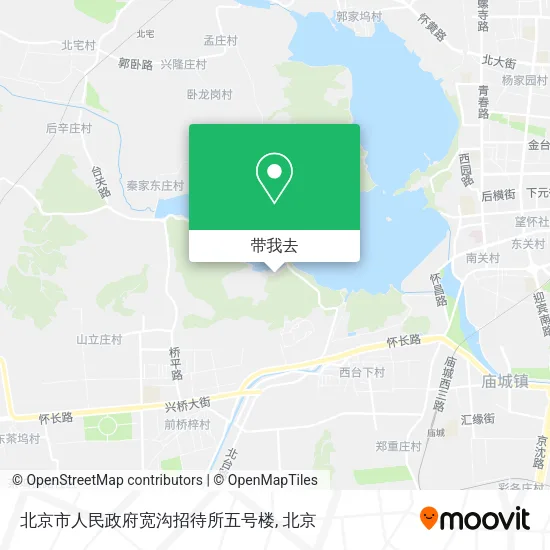北京市人民政府宽沟招待所五号楼地图