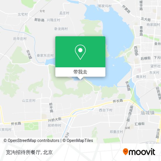 宽沟招待所餐厅地图