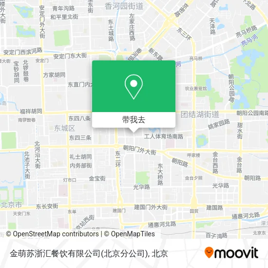 金萌苏浙汇餐饮有限公司(北京分公司)地图