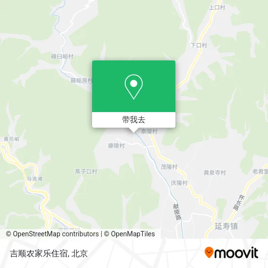 吉顺农家乐住宿地图