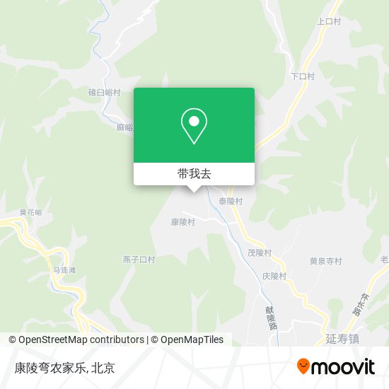 康陵弯农家乐地图