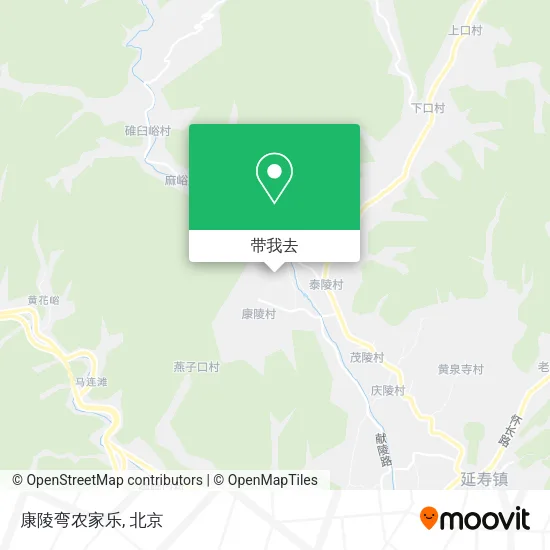 康陵弯农家乐地图