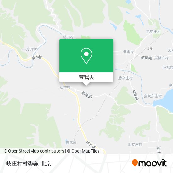 岐庄村村委会地图