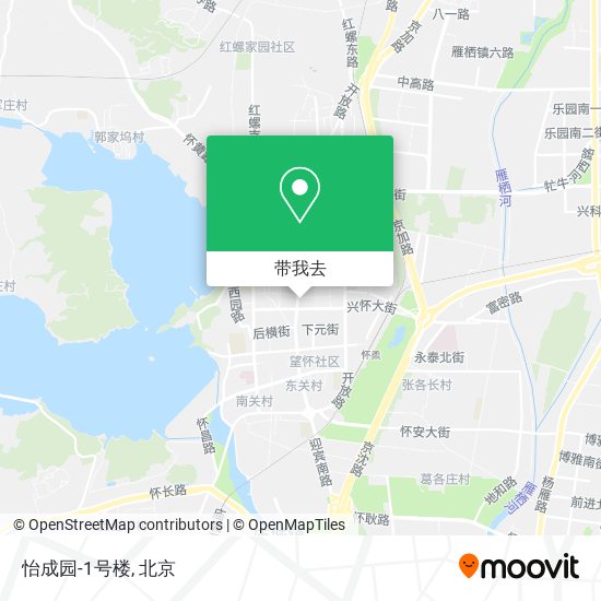 怡成园-1号楼地图