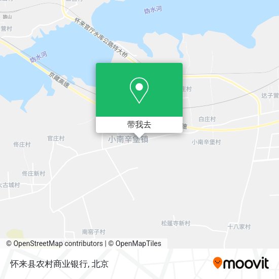 怀来县农村商业银行地图