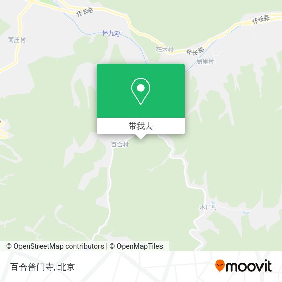 百合普门寺地图