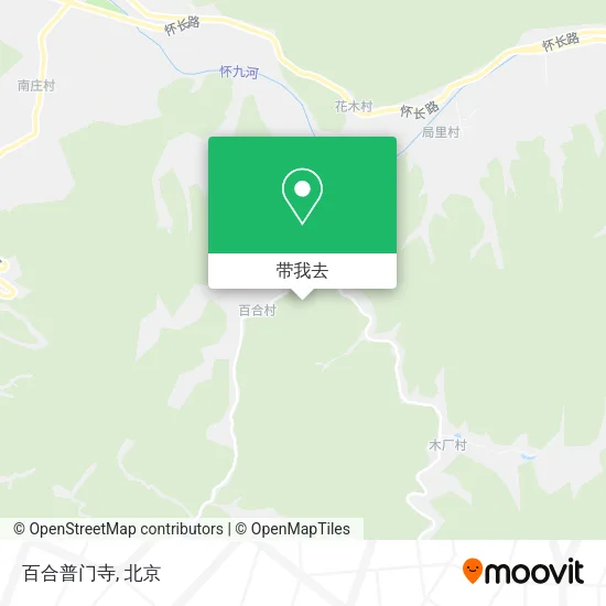 百合普门寺地图