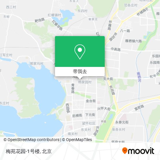 梅苑花园-1号楼地图