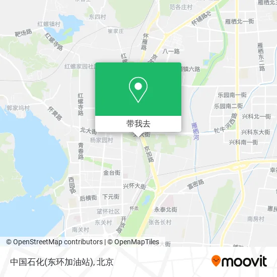 中国石化(东环加油站)地图