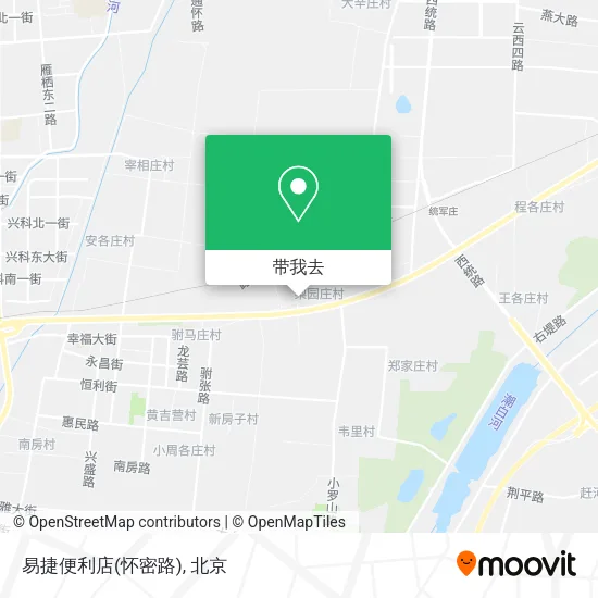 易捷便利店(怀密路)地图