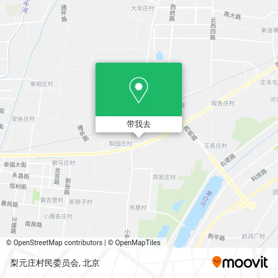 梨元庄村民委员会地图