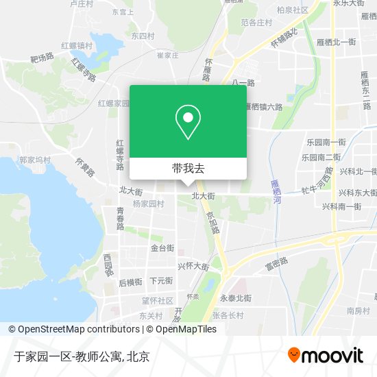 于家园一区-教师公寓地图