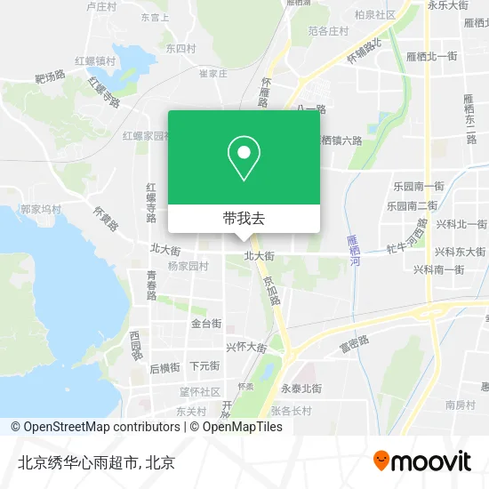 北京绣华心雨超市地图