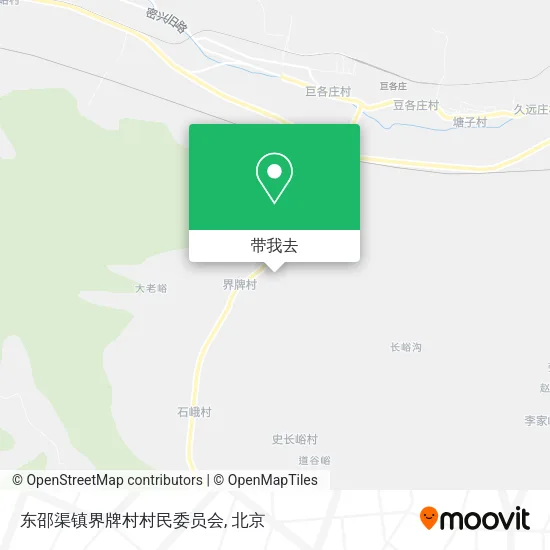 东邵渠镇界牌村村民委员会地图