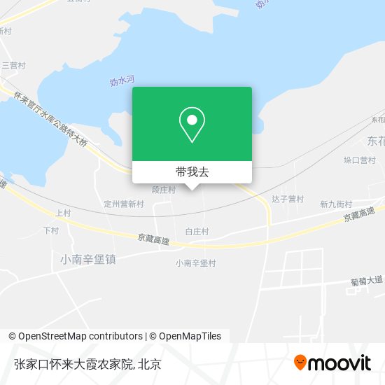 张家口怀来大霞农家院地图