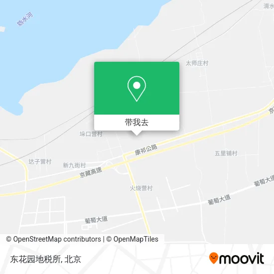 东花园地税所地图