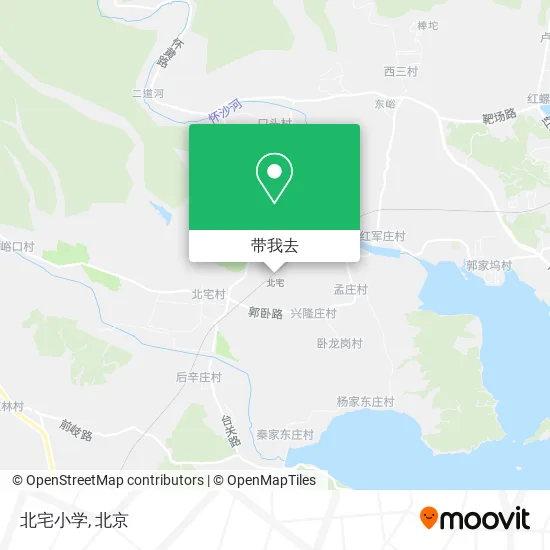 北宅小学地图
