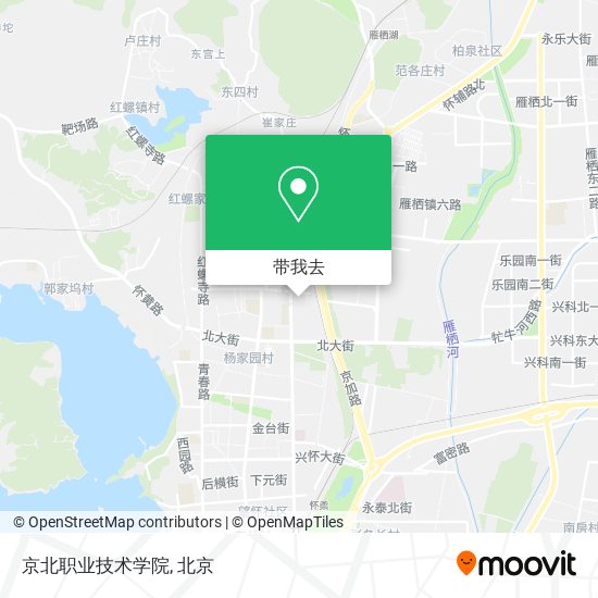 京北职业技术学院地图