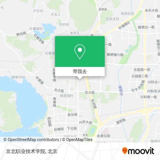 京北职业技术学院地图