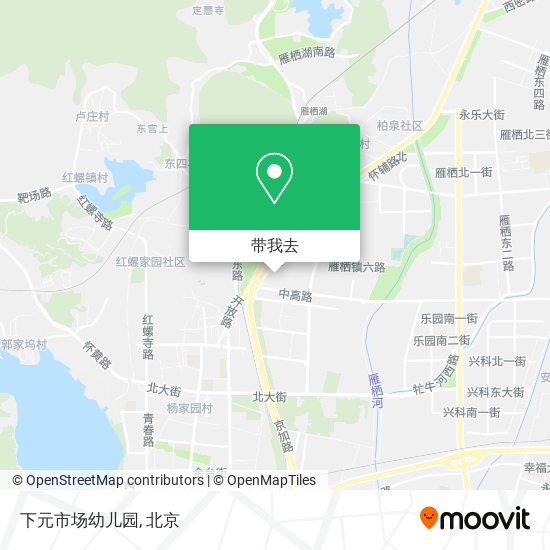 下元市场幼儿园地图