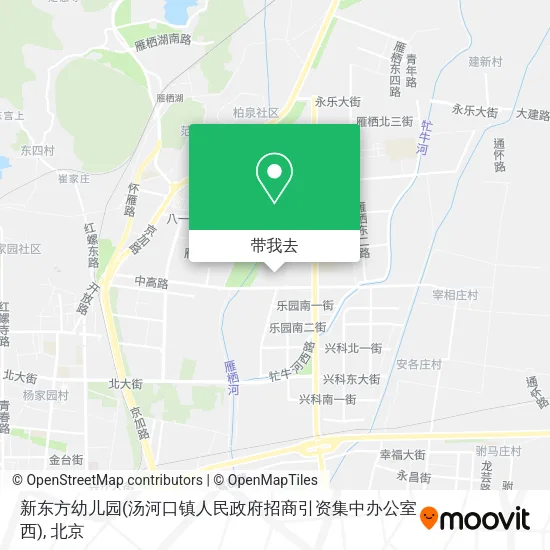 新东方幼儿园(汤河口镇人民政府招商引资集中办公室西)地图