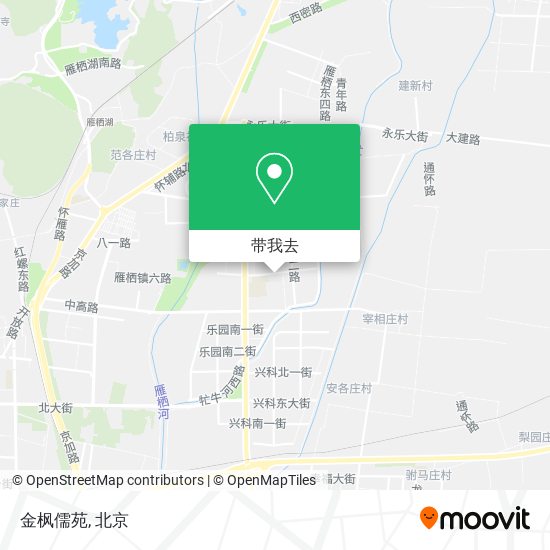 金枫儒苑地图