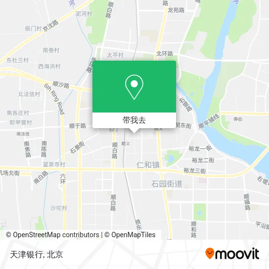 天津银行地图