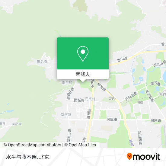 水生与藤本园地图